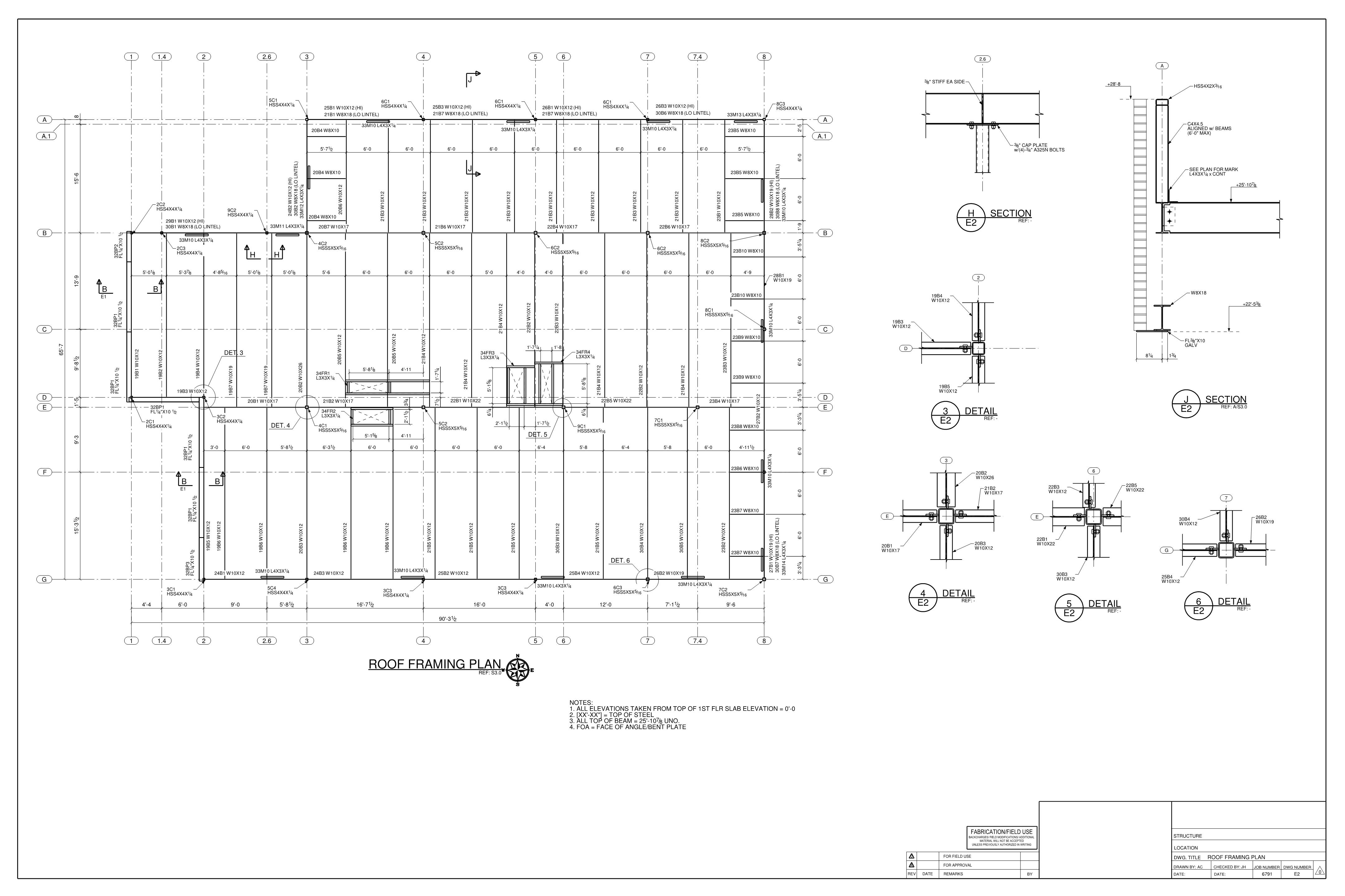 M SAC Sample Drawings